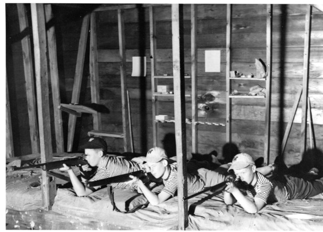 Rifle Range 1946
Allen Billingsley, Elliott Hersey, Red Hickey